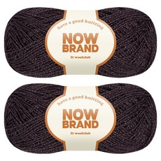 WoolClub Now Brand 高級金屬光澤亮蔥毛線 編織線 100g, 905, 2個