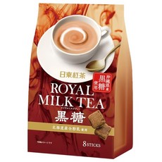 日東紅茶 皇家黑糖奶茶, 13.5g, 8包, 1袋