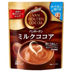 VAN HOUTEN 片岡牛奶可可粉, 200g, 1個, 1個裝