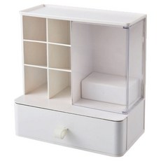 KOLKO 多功能桌面收納盒 A0373-1 1個, 白色, 1層