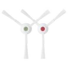 멋진공간 호환 에코백스 X1 T10 T20 흰색 사이드브러쉬, 2개