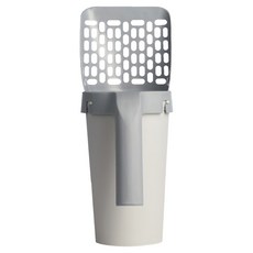 ST ZONE 一體式貓砂鏟, 灰色, 1個