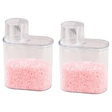 Otem 刻度洗衣精分裝瓶1L, 透明, 2個