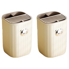 Graedada 廚房刀架 2入, 奶油色, 1個