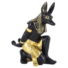 Mabsoshop 高級埃及阿比努斯裝飾酒架 小號 BRP2335, 混合色, 1個