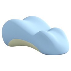 HONDONI 人體工學9D多功能床上趴睡靠枕 Q13-BL, 水藍色