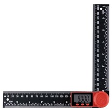 Coms 360度長度測量數位角度尺 直尺 BF531, 1個