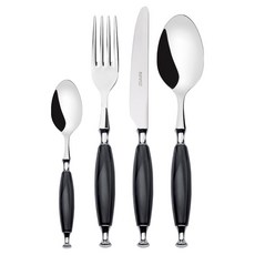 BUGATTI 田園雅緻甜品餐具組, 1套, 甜品匙 + 甜品叉 + 甜品刀 + 咖啡匙