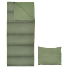 아이두젠 마일드 슬리핑 3in1 휴대용 캠핑 침낭 쿠션 베개, 카키, 1개