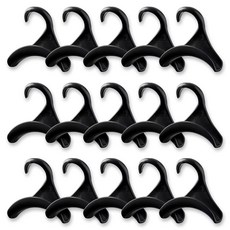 modernmore 拱形多用途包包掛架, 黑色, 15個
