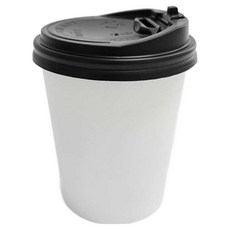 Awesome Pack 韓國製紙杯 300ml + 可開關黑色杯蓋組, 100套