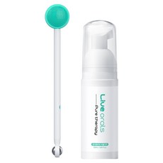 Live orals 去除舌苔 Pure Therapy 刮舌器 + 泡泡牙膏組合, 1套