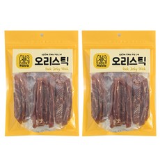 개심냥심 강아지 오리스틱 간식, 160g, 2개, 오리