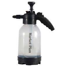 마켓플랜 다용도 대용량 물뿌리개 2L, 투명블랙, 1개