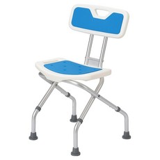 康逸 折疊輕便防滑洗浴椅 F015, 藍色, 1個
