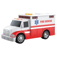 키즈팡팡 사운드 후릭션 구급차, 혼합색상, 1개