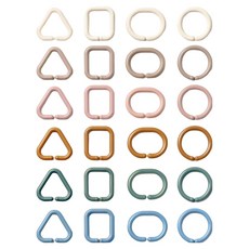 little life Ring & Ring 好朋友環狀玩具 24件組, 混合顏色, 1套