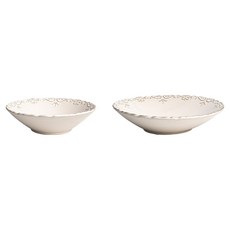 코지테이블 올리브 로망스 빈티지 엔틱 샐러드볼 2종 세트, 1세트, 볼 M + L