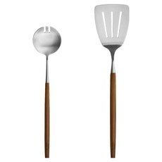 드부아 아벨리아 조리도구 2종 세트, 혼합색상, 1세트, 샐러드 포크 + 사각 뒤집개