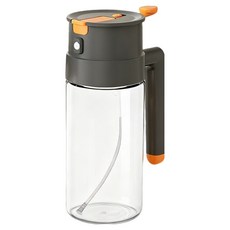 SUNORO 防漏防回流 大容量噴油壺 黑灰色, 650ml, 1個