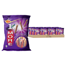 Win2 迷你威化捲家庭號 可可風味, 300g, 12個
