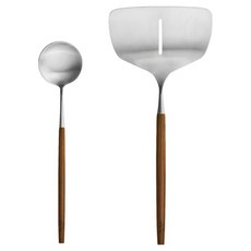 드부아 아벨리아 조리도구 2종 세트, 혼합색상, 1세트, 샐러드 스푼 + 와이드 뒤집개 대