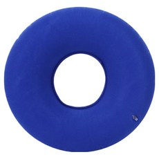 Greenuer 充氣式圓形產婦甜甜圈坐墊, 藍色, 1個