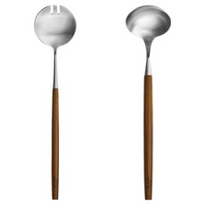 드부아 아벨리아 조리도구 2종 세트, 혼합색상, 1세트, 샐러드 포크 + 국자 소