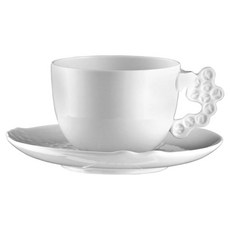 로젠탈 랜드스케이프 콤비컵 받침 1인조, 화이트, 1개