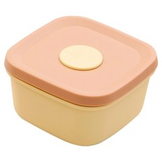 Nicoleta 矽膠冷凍飯微波爐分裝容器 300ml, 奶油色, 1個