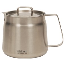inbloom 不鏽鋼 304 水壺, 銀色, 1個, 1.5L