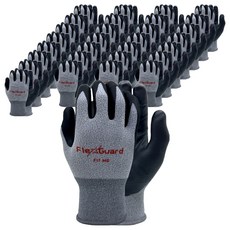NiTex Flex Guard FIT MG NBR 塗層手套 雙手穿戴組 L, 麻花色, 50套
