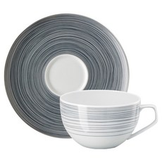 로젠탈 탁 스트라이프 2 콤비컵 받침 1인조, 화이트, 1개