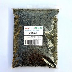 하늘e정원 프리미엄 화산석 흑색 소립 3~4mm, 1개, 1L, 500g 1개, 1L, 500g