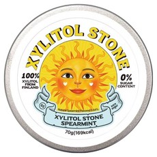 XYLITOL STONE 韓國木糖醇小方糖 02 綠薄荷, 70g, 1個