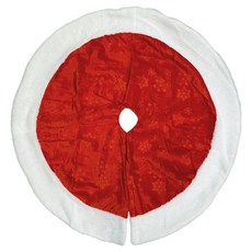 聖誕樹裙 樹裝飾, 紅色, 1個