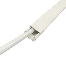 Livingforall 方形電線壓條, 白色, 10個