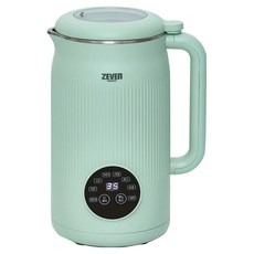 제벤 스텐304 저소음 디지털 원터치 죽 이유식 주스 두유제조기 민트 1.2L ZB-1081G