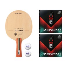 Hirer Nit 李鎭權 T碳纖維 FL + Xenon 雙面膠皮 + 2顆球組, 1套, 單一商品