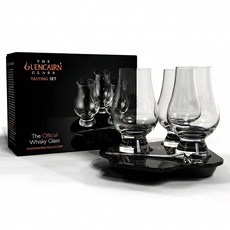 글렌캐런 글래스 Std 3p + 피펫 + 플라이트 트레이 블랙 + 기프트박스 세트, 1세트