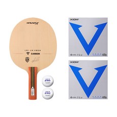 Hireunitt 李鎭權 T碳纖維 ST + VEGA EUROPE 雙面膠皮 + 2顆球組, 1套, 單一商品