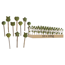 高精寵物 貓薄荷棒棒糖 款式隨機 10件組, 貓草, 100g, 10套