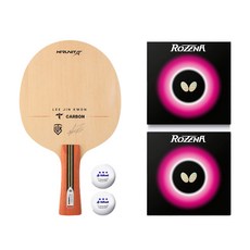 Hyerunit 李鎭權 T碳纖維 ST + Rozena 雙面膠皮 + 2顆球組, 1套, 單一商品