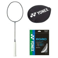 YONEX NANOFLARE NEXTAGE 球拍 2025 BG80 線 26磅 拍頭套, 1個, 單一商品