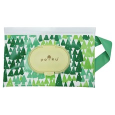 MARUSHIN 丸真 Polku芬蘭設計創意濕紙巾套 含提把 + 蓋子, 森林, 1個