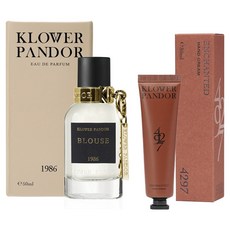 KLOWER PANDOR 台灣公司貨 記憶香氛日常組 肌膚之萃記憶香水 + 荒野玫瑰香水滋潤護手霜, 1組