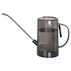 마켓플랜 원예용 투명 물조리개 1.5L, 블랙, 1개