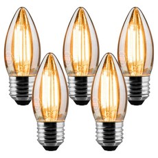 Bling Light KDT-YD LED 愛迪生燭光燈泡 3W 燈泡, 5個, 燈泡色