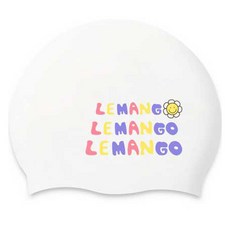 LEMAnGO Grin Flor 泳帽 4204, 1個, 白色