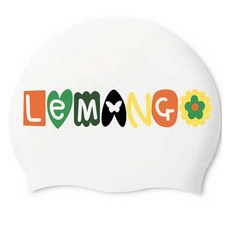 LEMAnGO Fika 泳帽 2154, 白色, 1個